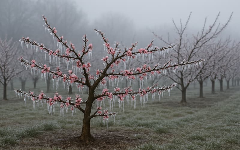 7 روش جلوگیری از سرمازدگی درختان میوه