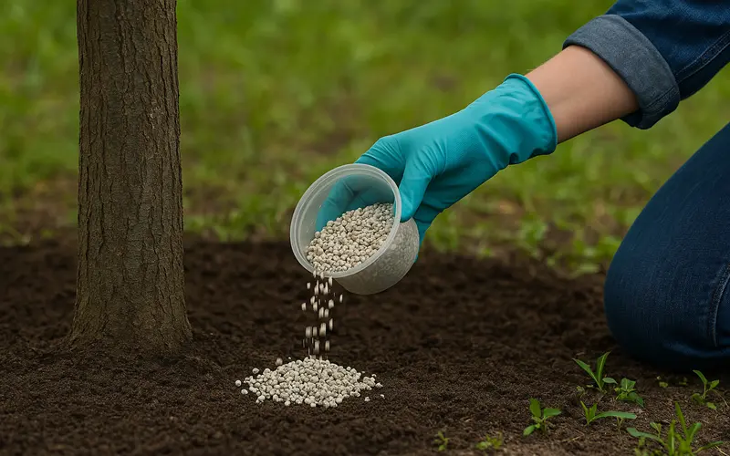 مقدار مصرف کود کامل برای هر درخت