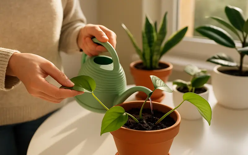 بهترین کود برای رشد گیاهان آپارتمانی