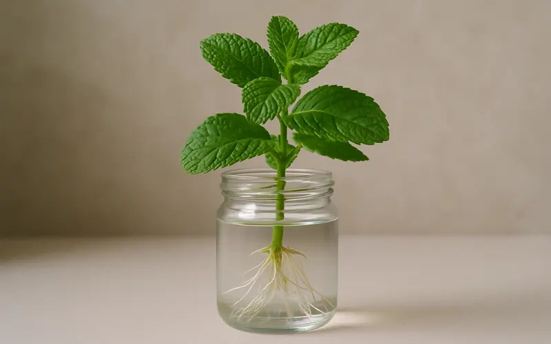 پرورش نعناع در آب