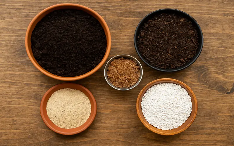 چگونه خاک گلدان بسازیم؟