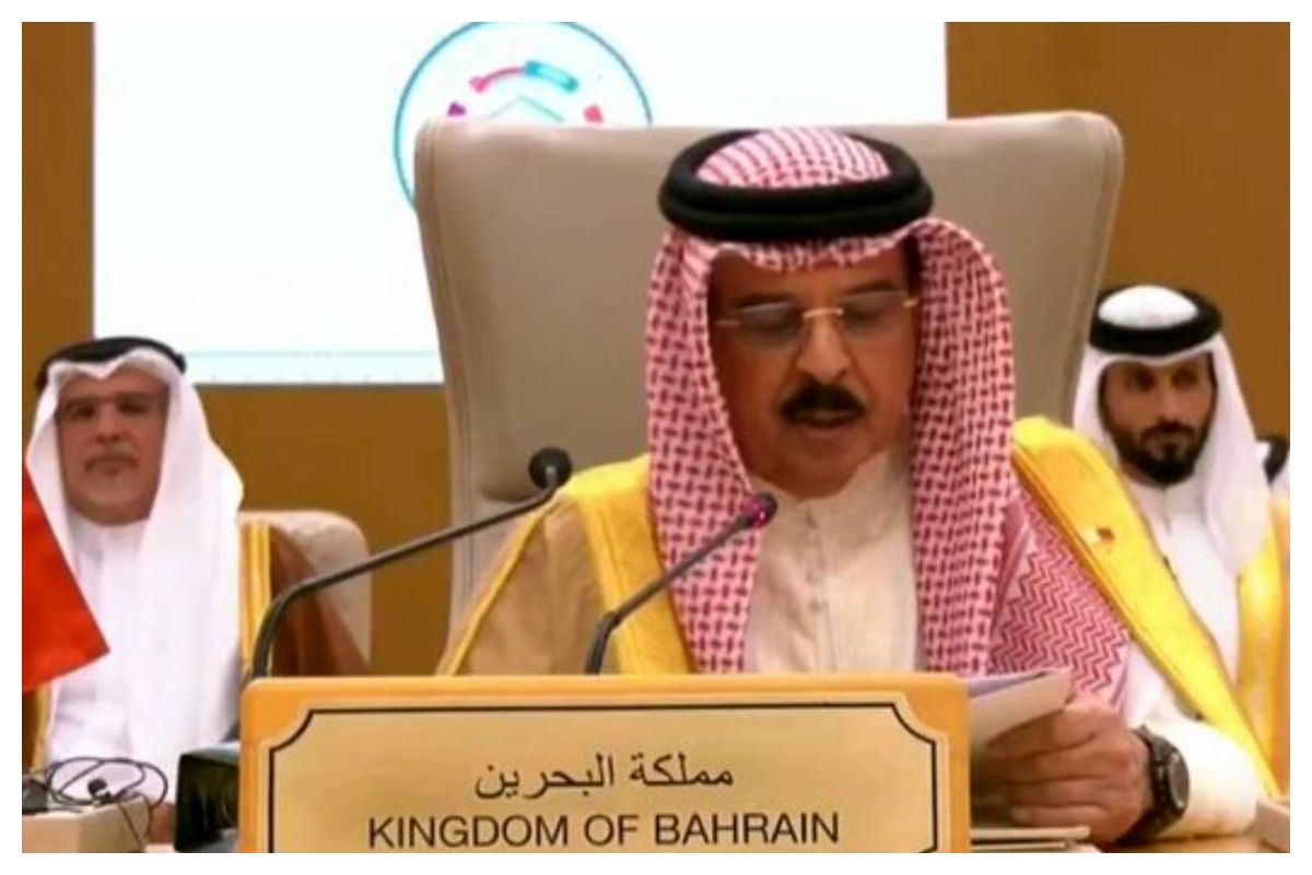 موضع گیری پادشاه بحرین درباره مذاکرات ایران و آمریکا