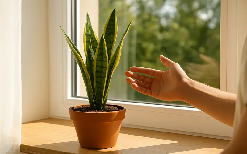 نگهداری گل سانسوریا